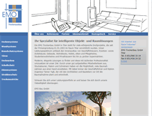 Tablet Screenshot of emo-trockenbau-trier.de